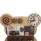Kruzzel 22584 Educational Toy Wooden Manipulation Sensory Busy Board, Bear