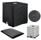 IBC Tote Cover for 1000L 275 Gallon Water Tank, UV Protection, Black
