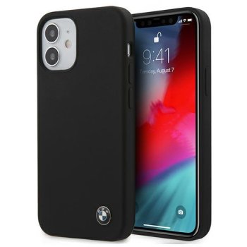 BMW iPhone 12 mini Case Silicone Signature, Black