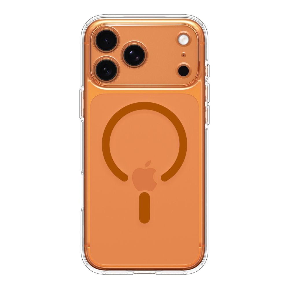Spigen Ultra Hybrid MagSafe Phone Case Cover iPhone 17 Pro - Clear Orange (0)