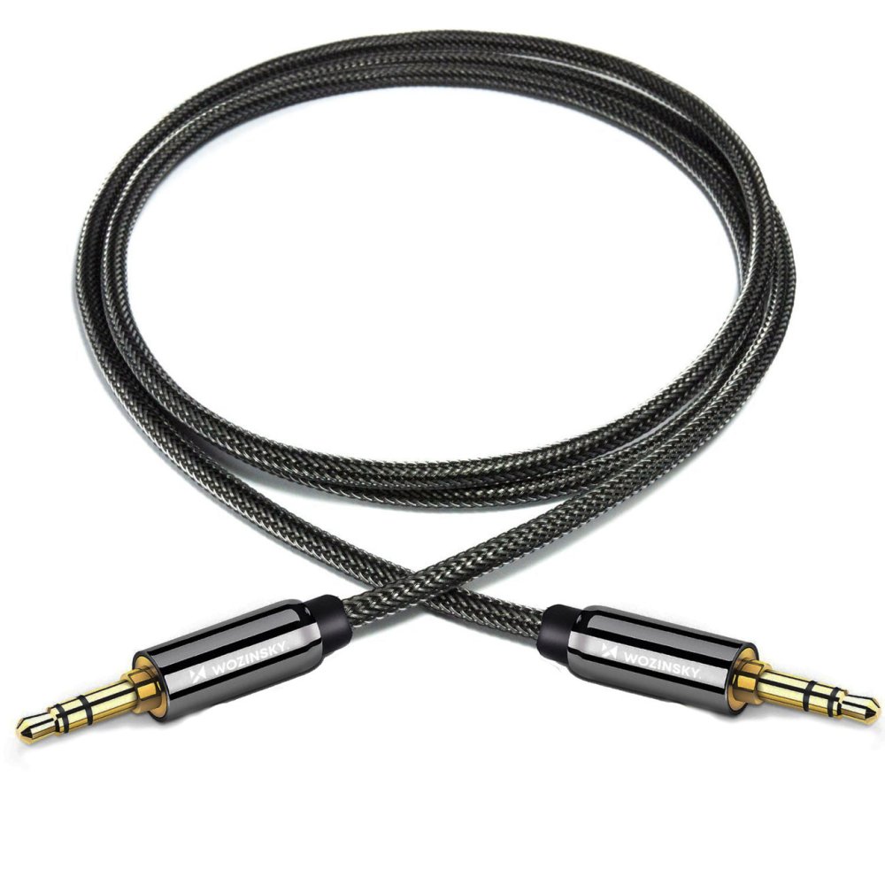 Wozinsky Mini Jack AUX Audio Cable 3.5mm, 3m, Black (1)