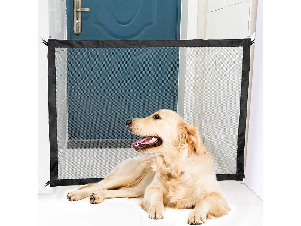 Portable Folding Safety Magic Gate Guard Mesh Fence Net for Pets Dog Puppy Cat (4)