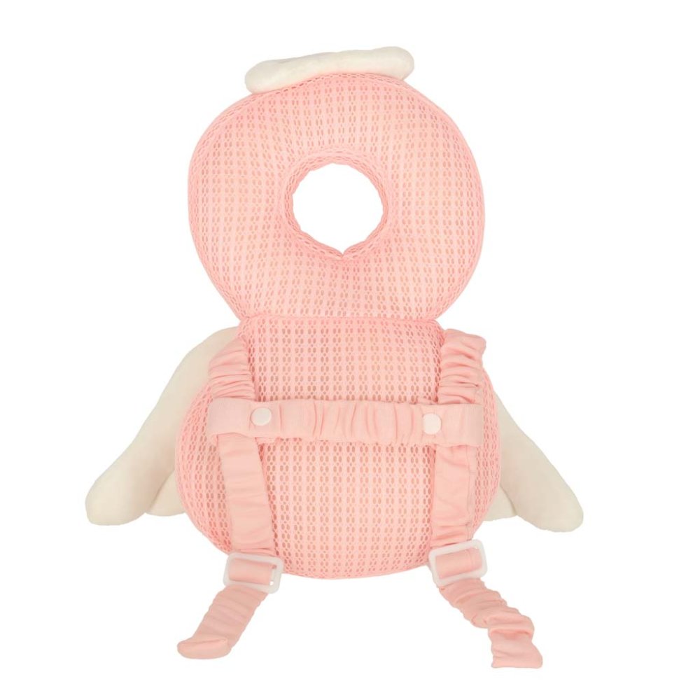 Baby Head Protector Backpack for Walking, Angel Wings Safety Pillow, Pink (3)