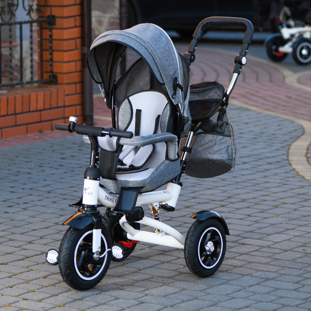 Kids Baby Bike Tricycle Stroller Buggy TRIKE FIX V3, Gray (14)