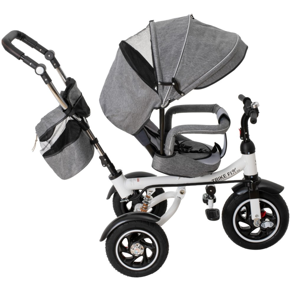 Kids Baby Bike Tricycle Stroller Buggy TRIKE FIX V3, Gray (8)