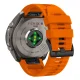 Tech-Protect silicone strap for Garmin Fenix 5–9 Pro (47 mm), orange
