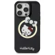 Hello Kitty dėklas iPhone 16 Pro Max telefonui IML Fun bow MagSafe, juodas