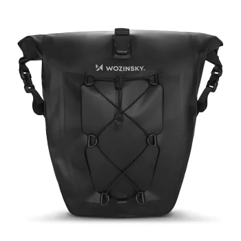 Wozinsky Waterproof Bike Pannier Bag 25L (WBB24BK), Black