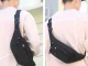 Unisex Fanny Pack Belt Bag with 4 Zipper Pockets, Black