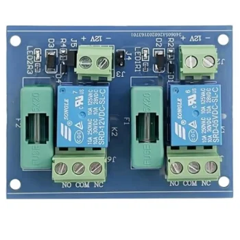 2-Channel Relay Switching Board 12V DC