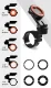 Phone Holder for Bicycle, Motorcycle and Scooter Handlebar, 22.2-35 mm