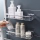Bathroom and Kitchen Shelf Storage 2 pcs, Silver
