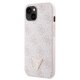 Guess iPhone 14 Pro Max Case Crossbody 4G Metal Logo, Pink