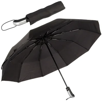 Large Automatic Folding Umbrella XL, Black