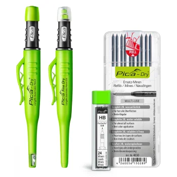 Pica Dry Value-Pack 3097/002 Construction Marker, Green