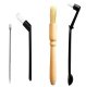 Coffee machine cleaning brush set with latte art spoon