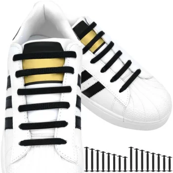 Silicone Shoe Laces, 16 pcs.