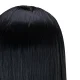 Gabbiano WZ2 Hairdressing Training Head, Synthetic Hair, 55 cm, Color 1H