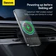 Baseus CW01 Air Vent Car Holder with 15W Wireless Charger for iPhone, Black