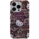 Hello Kitty iPhone 15 Pro Max Case IML Tags Graffiti, Pink