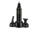 3-in-1 Nose and Ear Trimmer, Eyebrow and Beard Depilator, Black