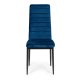 Обеденные стулья Mebelki24 Velvet, синие, 4 шт.