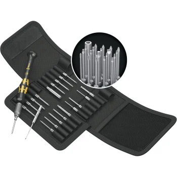 Bit Set Wera Kraftform Kompakt Micro 21 ESD 1 with Folding Pouch