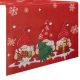 Ruhhy 22484 Christmas Table Runner with Gnomes, 150x40 cm, Red