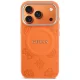 Guess Peony Hot Stamp MagSafe Phone Case Cover iPhone 17 Pro Max - Orange