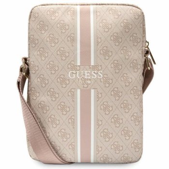 Guess Laptop Backpack Bag Rucksack, 10'', Pink Stripes