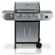 Berdsen Bd-896 Gas Grill with Cast Iron Grate and Lid, 4+1 Burners