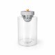 Gravity Pet Feeder and Water Dispenser 2-in-1 for Cats and Dogs, Gray White