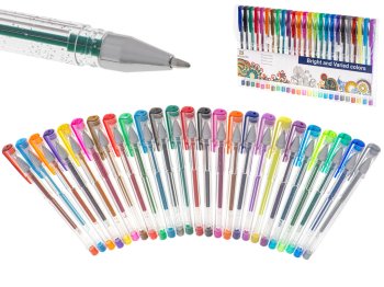 Gēla pildspalvu komplekts, 25 gab. | Set of Gel Pens