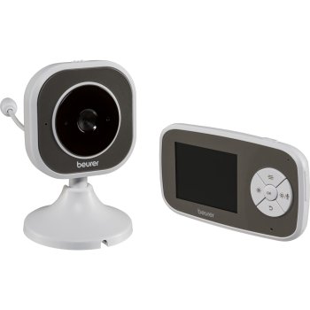 Beurer BY 110 Video Baby Monitor with Camera, White/Grey