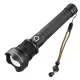 Tactical Flashlight Wozinsky WLT-20W, 20 W, 2000 lm, IP65, Black
