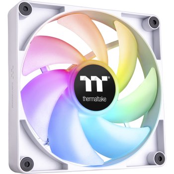 Thermaltake CT140 ARGB Sync PC Cooling Fan 140mm White (2 Pack)