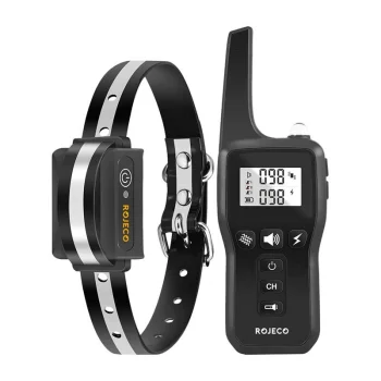Elektrinis antkaklis nuo lojimo Rojeco PD529 1000m, Black