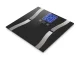 Analytical Glass Bathroom Scales with LCD Display, up to 180kg, Black