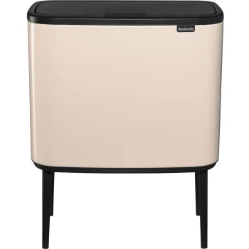 Recycling Waste Bin Brabantia Bo Touch Bin 11 + 23 L Soft Beige