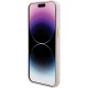 Guess dėklas iPhone 15 Pro Max telefonui Silicone Logo Strass 4G, rožinis