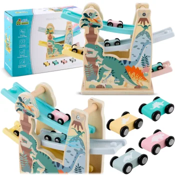 Wooden Car Slide Toy Ricokids RK-867 Dinosaur