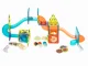 Kids Light Magnetic Constructor Rolling Ball Rail Bricks Set 75 pcs