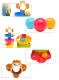 Educational Ball Drop Tower Toy with Monkey