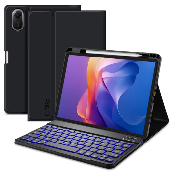 Xiaomi Redmi Pad 2 / SE 11'' Tech-Protect SC Pen Case Cover with Bluetooth Keyboard, Black
