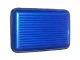 Aluminium Card and Document Wallet, Blue