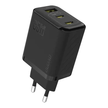 Dudao A29 GaN Wall Charger 2 x USB-C / 1 x USB-A 65W - Black
