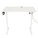 Electric Height Adjustable Desk 120x60cm with Memory Control Panel, White