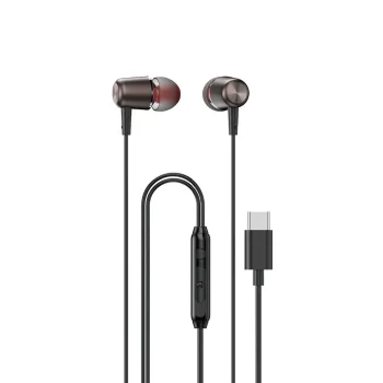 Dudao X1PROT In-Ear Wired USB-C Headphones, 1.2 m, Black