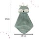 Baby Hand Towel, 42x25cm, Blue Fox