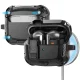 Tech-Protect Case for Samsung Galaxy Buds 3 / 3 FE / 3 Pro with Carabiner - Black